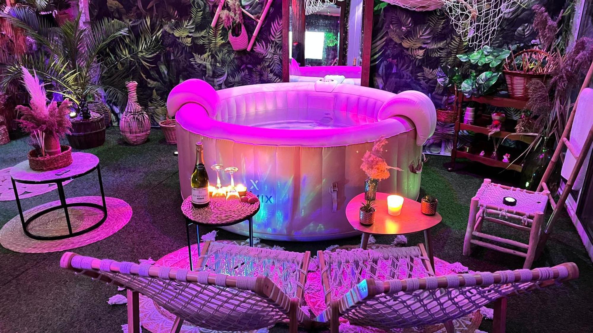 Un Mirage Tropical En Bord De Loire, Love Et Detente Saint-Clément-des-Levées Exterior foto